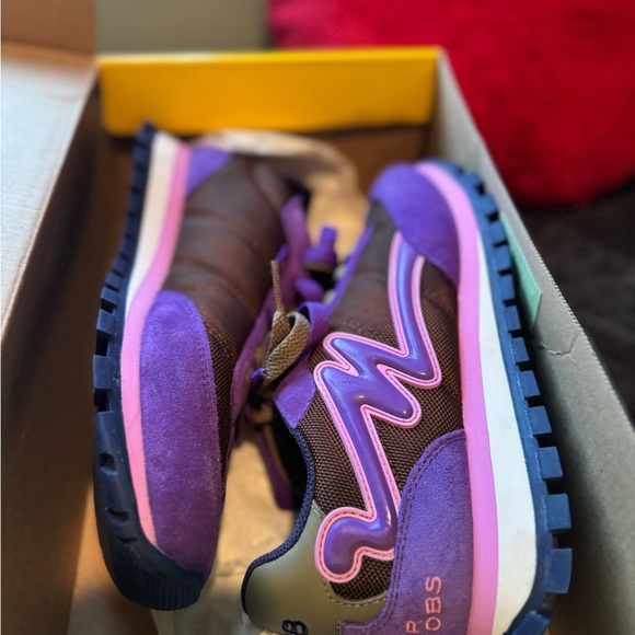 Purple and Pink Jogger Sneakers - Picture 4 of 10